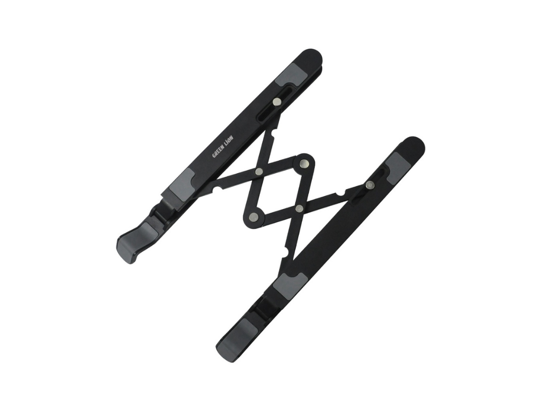 Green Lion Foldable Laptop Stand 7 Tilts – Black | Qatar Green Lion Foldable Laptop Stand 7 Tilts – Black | Qatar